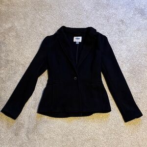 Old Navy black knit blazer